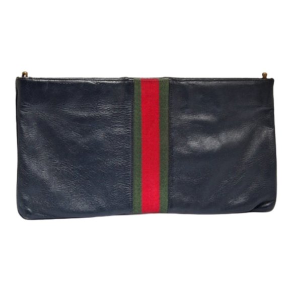 Vintage Handbags - Lisette NY Vintage 1960s Classy Leather Clutch